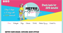 Desktop Screenshot of metroyarncrawl.com