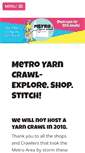 Mobile Screenshot of metroyarncrawl.com